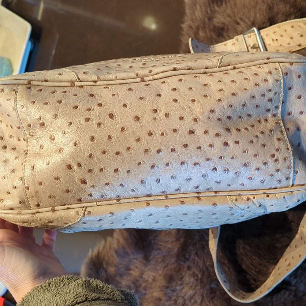 Liebeskind Berlin leather faux ostrich satchel - Picture 7 of 16